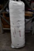 An as new rolled mattress, 4'6