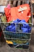 A quantity of pre-owned Mont Bell outdoor jackets in various sizes and styles (Basket not included)