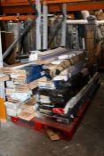 A large quantity of miscellaneous flooring and related items