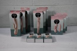 Three Vivre Duo Vibrators, three Panty Vibes, three wand stimulators and three vibrating Ringsv (Ove