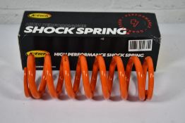 An as new boxed K - Tech high performance RCU shock spring 80N 2501g WP 50mm PDS Orange Ral 2009