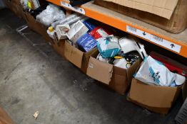 Six boxes of assorted miscellaneous items to include household, souvenirs and toys