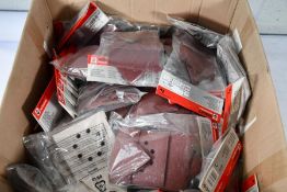 A quantity of as new Sparky sanding pads