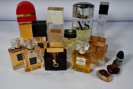 Assorted part used fragrances to include Chanel No 5 , Coco Chanel and Gucci (14 items)