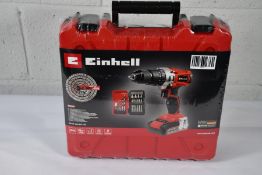 A boxed as new Einhell TE-CD 18/2 drill set