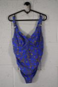 A women's as new Prima Donna electric blue Olbia swim suit (Size UK 36)