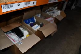 Five boxes of medical/dental -Thoracic accessories, Extraction instruments, Lidocaine and gloves
