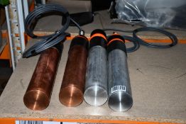 Two pairs of Anti-fouling Anodes/Cathodes, Copper and Aluminium