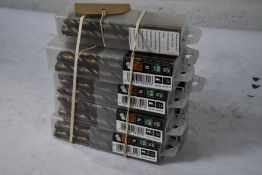 Nine packs of five Terrax by Ruko drill bits