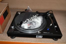A pre-owned Technics Direct Drive Turntable System SL-1210MK2, untested