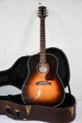 A pre-owned Gibson J45 standard acoustic guitar with hard case