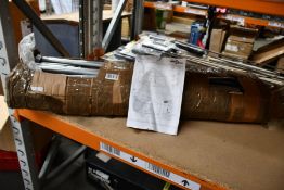 A VidaXL Outdoor Dog Kennel Galvanised Steel 2x2x1m