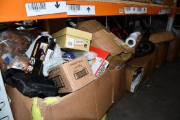 Miscellaneous items to include hand tools, hardware and toiletries