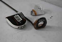 An as new Ping Heppler Fetch putter right handed