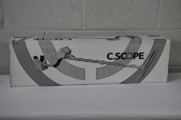 A boxed C.Scope CS 3 MXI Pro metal detector