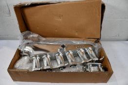 A part of housing unit for a carburetor and an intake manifold for a turbo - possibly for Nissan