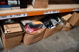 Six boxes of assorted miscellaneous items to include household, souvenirs and toys