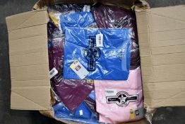 A large quantity of Smart uniform T-shirts in assorted colours and sizes. 100+ items