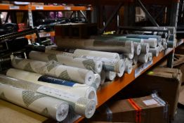A quantity of assorted wallpapers and lining paper (Approximately 50 items)