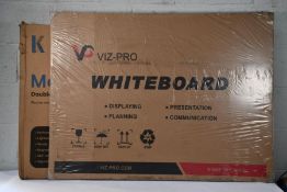 A Dry Wipe Magnetic Whiteboard 120 x 90cm and a Mobile Writing Board 116 x 80cm