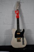 An as new Fender FSR Player Telecaster guitar with carry case