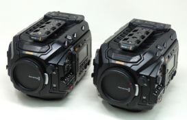 SOLD FOR SPARES OR REPAIR: Two pre-owned Blackmagic Design URSA Mini Pro 4.6K G2 Digital Cinema Came