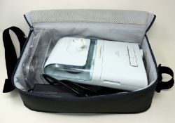 A pre-owned Philips Respironics DreamStation Auto CPAP (DSX500H11) with Humidifier (DSXHCP) and US p