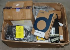 COLLECTION ONLY: A quantity of new and pre-owned electrical items and accessories (One box. Sold as