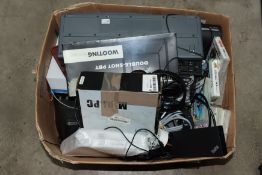 COLLECTION ONLY: A quantity of new and pre-owned electrical items and accessories (One box. Sold as