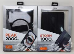 Ten boxed as new Eiger Peak 2000m Cases for Samsung Galaxy Tab S7 (M/N: EGPE00141 EAN: 5055821756488