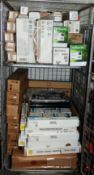 COLLECTION ONLY: A quantity of assorted as new printer cartridges and related items (All items sol