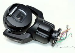A pre-owned Bosch MIC-7522-Z30B 2MP Outdoor PTZ IP Network Camera in Black (Untested, sold as seen).