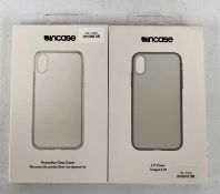 Sixty as new InCase Protective Clear Cover Cases for iPhone XR (EAN: 650450154046) and sixteen as ne
