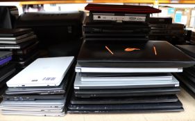 COLLECTION ONLY: A quantity of pre-owned laptops sold for parts to include Asus, Acer, Microsoft, Pa