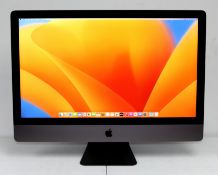 COLLECTION ONLY: A pre-owned Apple iMac Pro (2017) 27