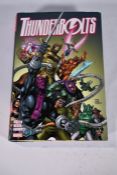 Marvel Omnibus Thunderbolts Vol 3 hardback book (Corners of book with minor damage).