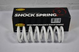 An as new boxed K - Tech high performance RCU shock spring 69N 2251g WP Xplor White Ral 9016