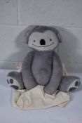 An as new Eco friendly soft 4lb custom weighted plush animal toy for Autism and anxiety