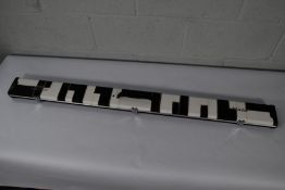 An as new Peradon Halo 3/4 plus Black and white patches cue case
