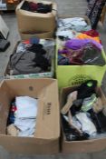 A large quantity of assorted pre-owned clothing and related.