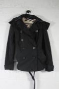 A women's pre-owned Burberry Brit Balmoral double-breasted trench coat (UK 6).