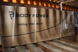 A Body Power Folding Utility Bench (Box damaged)