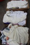 A large quantity of Boden clothing (assorted styles and sizes, mainly womens', three boxes full).