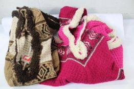 Nineteen as new 100% wool Ponchos (various colours).