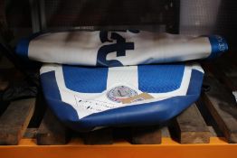 A pre-owned Delta Sport Mistral All Round 10''6 inflatable stand up paddle board.