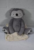 An as new Eco friendly soft 4lb custom weighted plush animal toy for Autism and anxiety