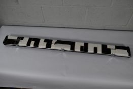 An as new Peradon 3/4 Halo Plus black and white patches cue case