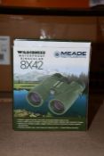 A boxed as new Meade Wilderness 8 x 42 binoculars