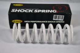 An as new boxed K - Tech high performance RCU shock spring 57N 2601g WP 50mm PDS White Ral 9016 (Sli