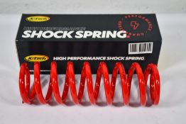 An as new boxed K - Tech high performance shock absorber spring - 40N KYB/Showa 46mm Red Ral 302